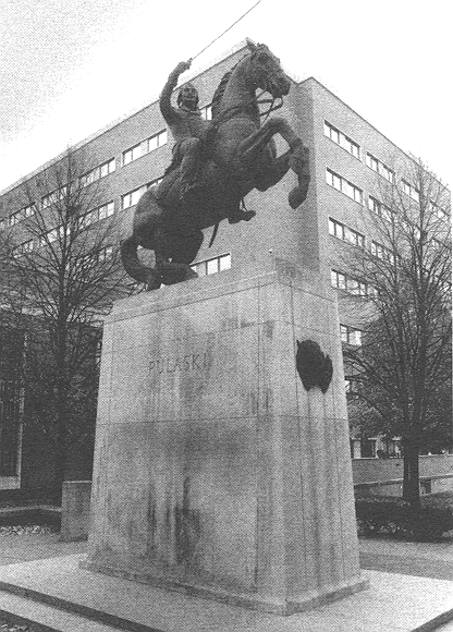 Памятник Казимежу Пуласки в Хартфорде